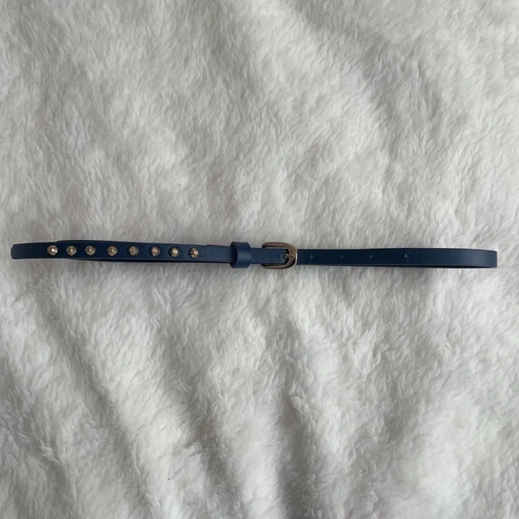 Navy studded belt - Picture 3 of 4